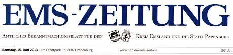 Zur Homepage der Ems Zeitung