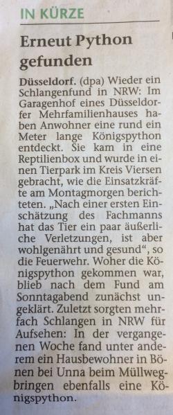Erneut Python gefunden Erneut Python gefunden
