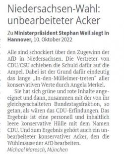 AfD: Rufer in der Wüste CDU/CSU (gedruckt)