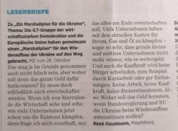 Ein Marshallplan für die Ukraine (gedruckt) Ein Marshallplan für die Ukraine (gedruckt)