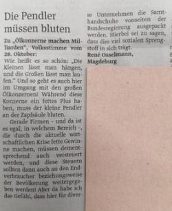 Ölkonzerne machen Milliarden! (gedruckt) Ölkonzerne machen Milliarden! (gedruckt)