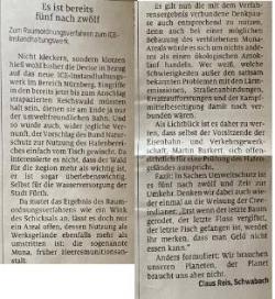 Keine weitere Zerstörung des Reichswalds! – Kein ICE-Werk im Muna-Gelände! (2x gedruckt) Keine weitere Zerstörung des Reichswalds! – Kein ICE-Werk im Muna-Gelände! (2x gedruckt)