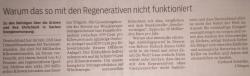 Die Grünen und die Ehrlichkeit in Sachen Energieversorgung (gedruckt) Die Grünen und die Ehrlichkeit in Sachen Energieversorgung (gedruckt)