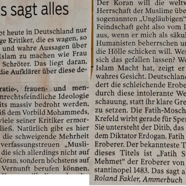 Das sagt alles! (gedruckt) Ⓚ