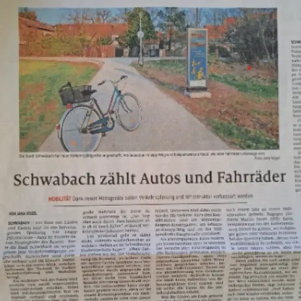 Verkehrszählung macht Sinn, Verkehrsberuhigung bringt Sicherheit (2x gedruckt)