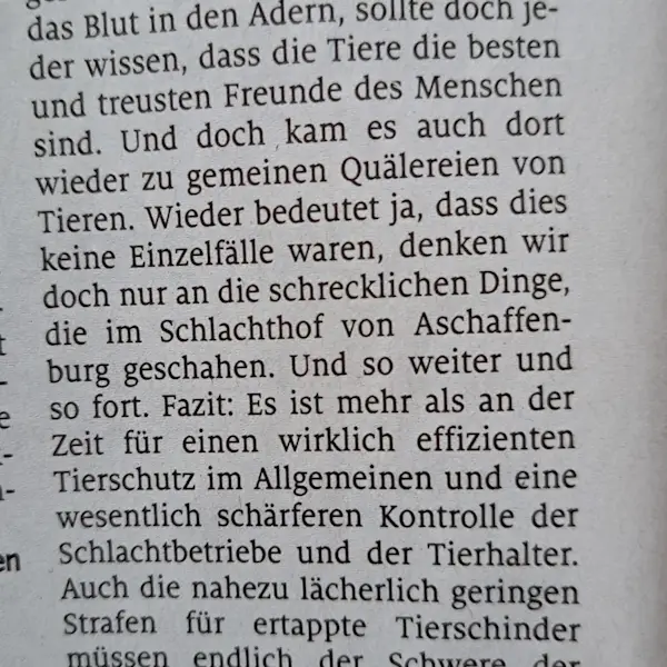 Stoppt die perversen Tierquäler - für einen effektiven Tierschutz – jetzt und sofort! (gedruckt)Ⓚ